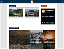 Tablet Screenshot of gradacac.com